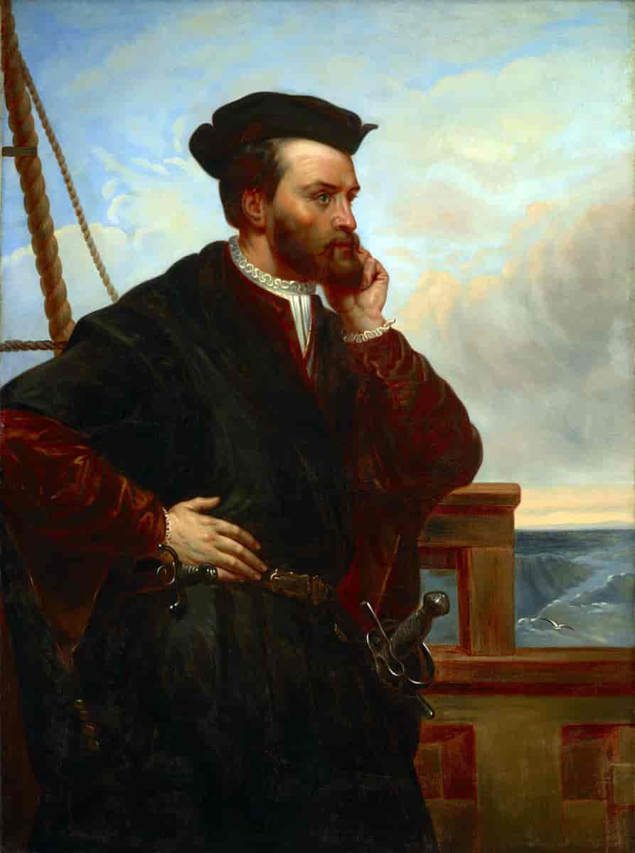 Jacques Cartier Portrait de Théophile Hamel.